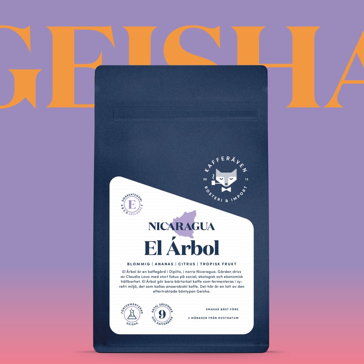 El Árbol Geisha - Kafferäven - Single Origin Coffee